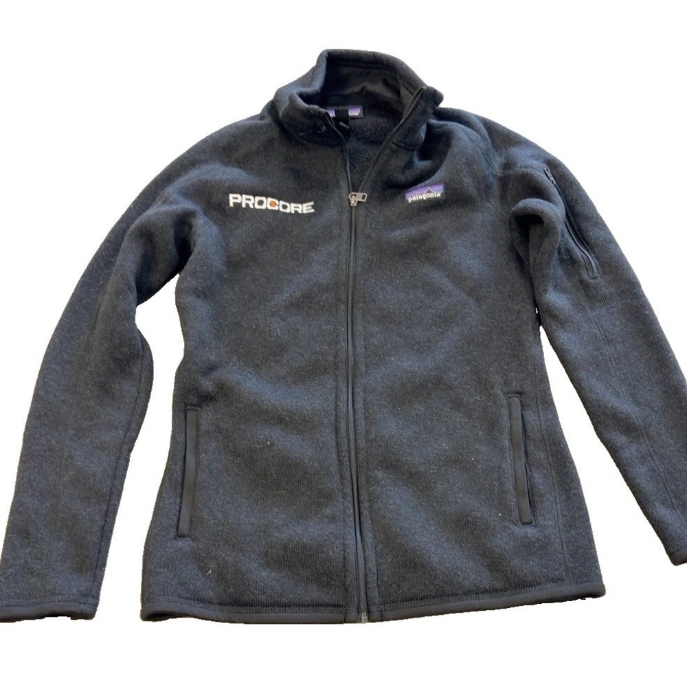 Patagonia Better Sweater Women's XS Gray Full Zip Jacket Pockets Logo
